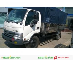 xe tải hino 4 tấn thùng mui bạt