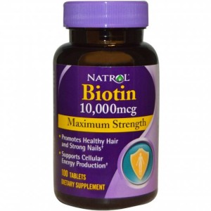 Viên uống mọc tóc Natrol Biotin