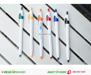 Bút bi quà tặng quảng cáo giá rẻ in logo tên công ty số luợng lớn giá cực kì hấp dẫn