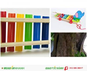 Đồ chơi đàn gỗ hình voi AYX0014 cho bé
