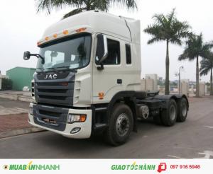 Xe Đầu kéo JAC
- Cabin: Đầu thấp 1 dường nằm ghế hơi
- màu :trắng, bạc, nâu tùy chọn
-Động cơ: WP10.380E32 , công suất 380 HP
-hộp số: 12 số tiến 2 số lùi
-cầu : Cầu dầu 4.38
- năm sản xuất 2016