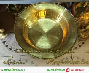Chậu đồng – thau đồng nguyên chất đk 40cm