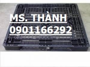 pallet nhựa 1100x1100x150 xanh bền đẹp