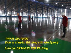 Đơn vị thi công sơn epoxy nền nhà xưởng giá rẻ hà nội, bắc ninh miền bắc