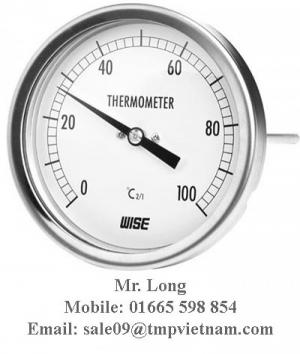 Đồng hồ đo áp suất có dầu Wise P258 – Wise Vietnam - TMP Vietnam