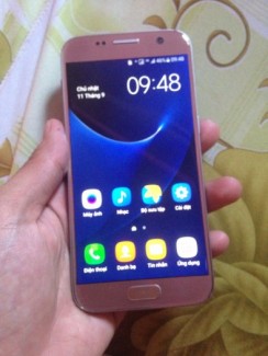 Galaxy S7_2 sim màu gold hàng xách tay 99%