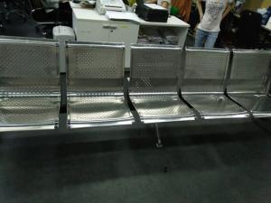 Thanh lý ghế băng chờ 5 chỗ inox