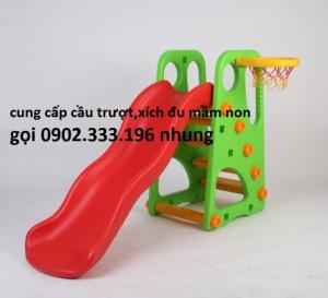 Cầu trượt mầm non giá rẻ