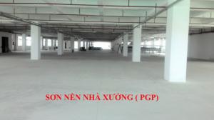 Đội thi công sơn epoxy sàn nhà xưởng, nền nhà xưởng giá rẻ hà nội