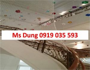 Cung ứng lưới an toàn cho mẹ và bé yêu chất liệu lưới dù trắng hoặc nhựa nguyên sinh PE