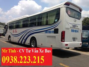 Xe khách 45 chỗ thaco universe tb120s mới, giá xe khách 45 chỗ hyundai universe noble