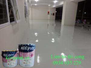 Đơn vị thi công sơn epoxy nền nhà xưởng giá rẻ Hòa Bình, miền bắc