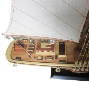 Mô Hình Du Thuyền Atlantic 80cm (Gỗ Tự Nhiên)