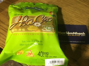 Trà Túi Lọc Hoa Cúc ,gói 40 tép giảm nhức đầu, chóng mặt, hoa mắt, huyết áp cao, giúp thanh nhiệt, giải độc.- DS0910