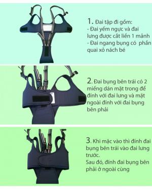 Đai tập đi My Early Steps - Hàng VNXK đạt tiêu chuẩn EU và US