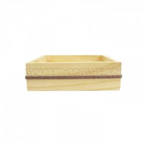 Khay Gỗ Sashimi - Sushi Nhật Bản 16x16 cm (Gỗ Tự Nhiên)