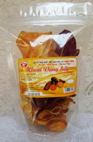 Khoai Lang Sấy Vàng Tím 200gr