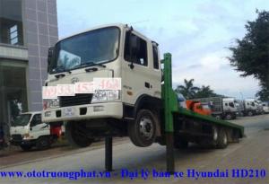 Bán xe Hyundai HD210 nâng đầu chở máy công trình tải trọng chở cho phép 13.1 tấn