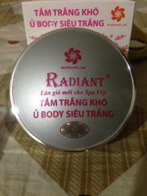 Tắm trắng khô radiant (ủ body)
