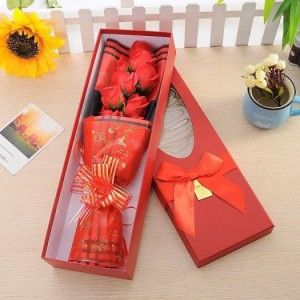 Hoa hồng sáp thơm 9 bông không tàn món quà ý nghĩa