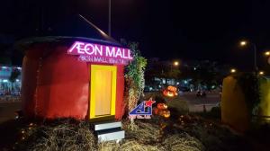 Chuyên thiết kế, thi công mô hình trang trí Halloween tại Aeon Mall Bình Tân - khung cảnh đặc sắc, trọn gói dịch vụ từ lên ý tưởng thiết kế, lập kế hoạch thi công, hoàn thiện công trình