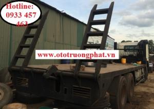 Xe nâng đầu chở máy công trình, Xe nâng đầu 4 chân Hyundai HD320, xe nâng đầu chở máy công trình Hyundai,