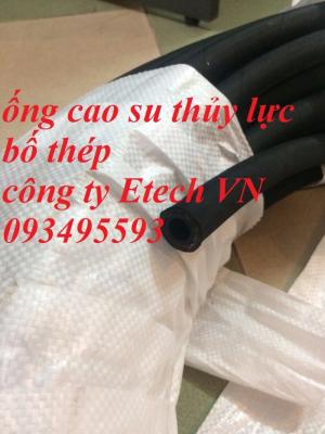 Ống cao su mành thép phi 10, ống cao su bố thép 2 lớp 3/8