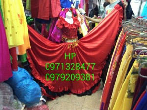 Bán cho thuê trang phục biểu diễn hoa phượng bình dương