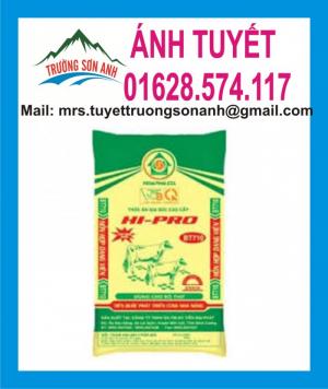 Bao thức ăn gia súc pp dệt trắng sữa