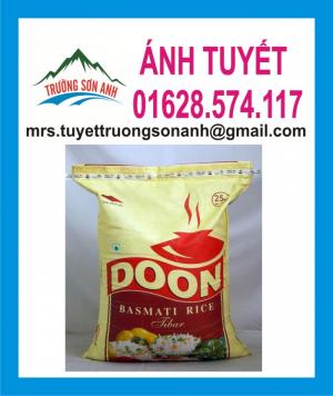 Bao đựng gạo 25kg tráng PE in flexo