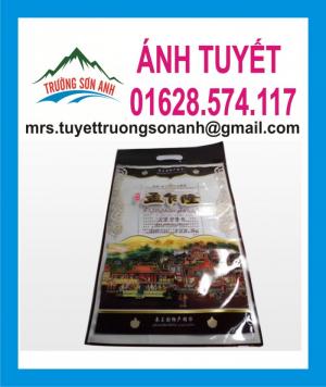 Bao đựng gạo 25kg tráng PE in flexo