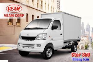 veam star 850kg thùng kín, xe tai duoi 1tan