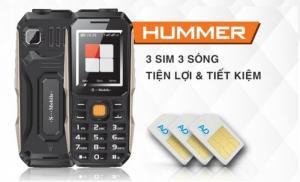 Điện thoại hummer 3 sim xách tay