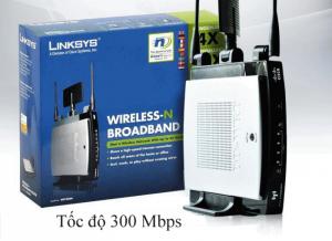 Thiết bị phát sóng Wifi xuyên tường Linksys WRT300N giá rẻ