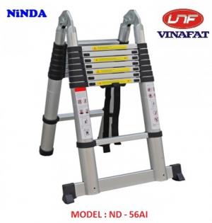 - Thang rút có khóa gấp tự động
- Chiều cao tối đa chữ A : 2.8m
- Chiều cao tối đa duỗi thẳng chữ I : 5.6m
- Chiều rộng chân thang: 0.48m
- Chiều dài rút gọn 0.98m
- Trọng lượng thang: 21 kg
- Trọng lượng cả bao bì : 21.5 kg
- Số bậc: 2x9 bậc
- Khoảng cách giữa các bậc : 30cm
- Chất liệu: Nhôm
- Tải trọng 150kg