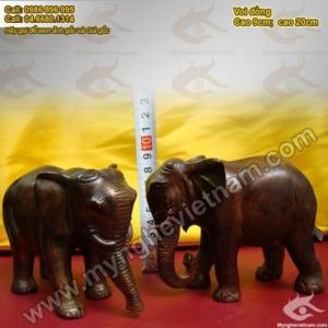 Tượng voi đồng cao 10cm và 20cm – Linh vật phong thủy