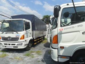 Điểm bán xe Hino FC 6.4 Tấn FC9JESW thùng mui bạt ở Miền Nam