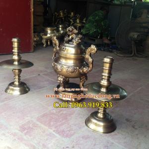đỉnh hoa sòi, Đỉnh đồng, đỉnh đồng thờ cúng, Đồ thờ