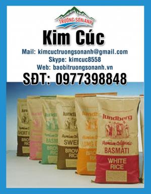 Bao gạo, bao gạo 5kg, bao gạo 10kg, bao gạo 25kg, bao gạo 50kg.