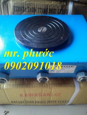 rùa kéo máy 8 tấn 6 bánh xe PU di chuyển