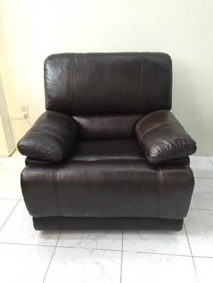 Sofa da thật recliner