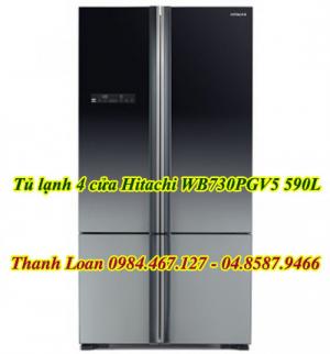Phát sốt trước vẻ HOÀN HẢO Tủ lạnh 4 cánh Hitachi cao cấp WB730PGV5-XGR 590 lít