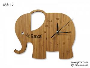Đồng hồ gỗ làm theo mẫu