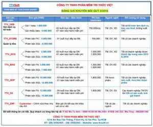 Phần mềm TTVSOFT -  Phần mềm quản lý kho, công nợ