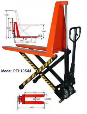 Xe nâng tay cao PTH Model: PTH10S ( càng hẹp)