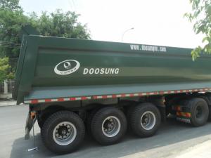 Tp.HCM bán Sơ mi Rơ Moóc Moóc ben thể tích 24 m3, giao xe Toàn Quốc