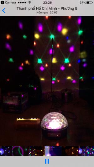 Đèn quả cầu magic ball light chóp theo nhạc