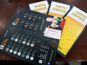 Menu Drinks cho quán beer, quán ăn, quán bar | In Thực Đơn với sự chủ động máy in cùng đội ngũ nhân viên gia công nhiều năm kinh nghiệm, gia công menu thực đơn đẹp và gọn