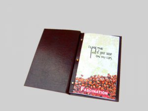 Menu nhà hàng bìa da, kẹp bill, in menu nhà hàng khách sạn, thiết kế in menu làm bìa da, chất lượng cao ở tại TPHCM | Ruột menu in giấy cao cấp, cán màng tránh dính nước