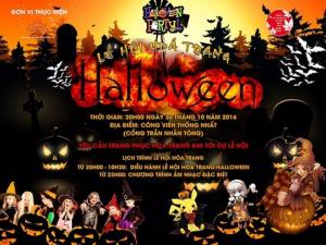 Mua vé lễ hội hóa trang Halloween 2016 ở đâu Hà Nội?